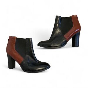 Mellow Yellow Leather Ankle Boots